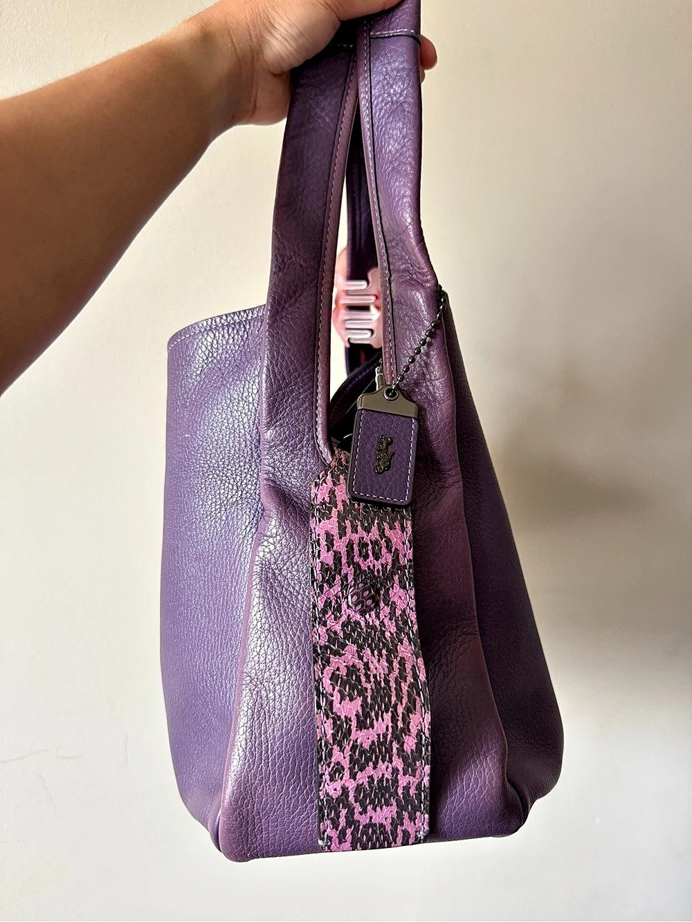 Coach Purple Bandit Hobo - Picture 3 of 6